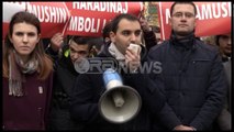 Para ambasadës franceze - Protestë e të rinjve në Tiranë: “Drejtësi për Haradinaj”