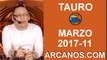 TAURO MARZO 2017-12 al 18 Mar 2017-Amor Solteros Parejas Dinero Trabajo-ARCANOS.COM