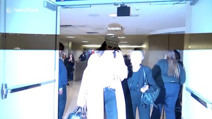 Kendall Jenner spotted at LAX Airport in Los Angeles