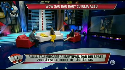 A UMILIT-O cu zâmbetul pe BUZE!! Uite cum o pune la punct Andra pe Iulia ALBU după ce a primit nota 0 la rubrica Bau Bau