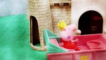 Peppa Pig Princess Castle with George Pig and Mooshka Princess Kisa Dolls DisneyCarToys