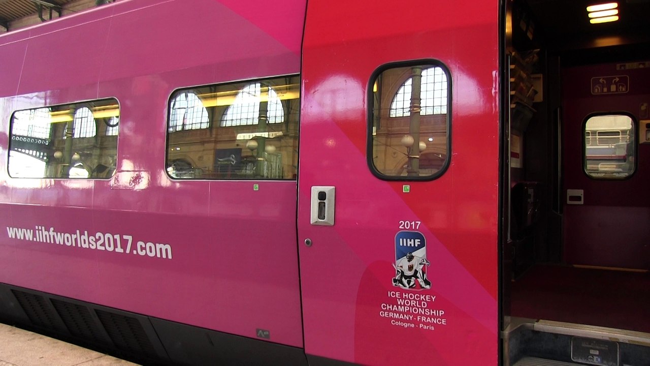 CM 2017. Thalys dévoile une rame aux couleurs du Championnat du Monde