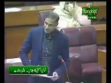 Abid Sher Ali Trying To Read English In Assembly