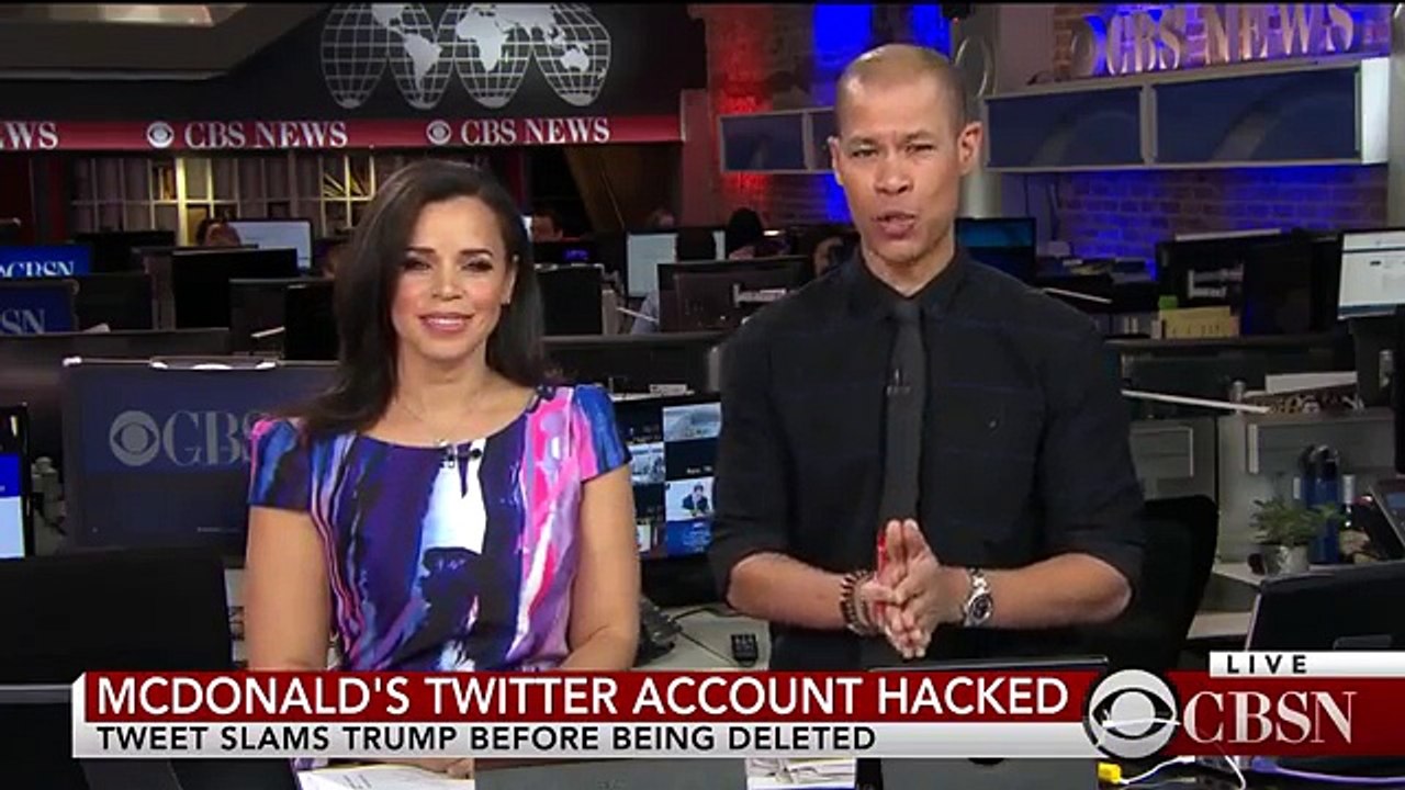 Donald Trump and McDonald's Twitter