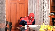 Fun SuperHero Comedy Movie | Spiderman Cooking Omlet And Batman Eating | SuperHero In Real Life