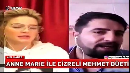 Anne Marie ile Cizreli Mehmet'in Smule düeti olay oldu