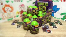 Kinder surprise eggs Nickelodeon Teenage Mutant Ninja Turtles Fireman sam Peppa pig