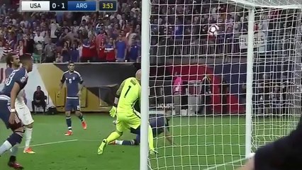 USA vs Argentina 0-4  26-06-2016 COPA AMERICA