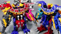 Power Rangers Dinosaur Robot Transformers Tayo Bus Learn Numbers Colors Toy Surprise [Full