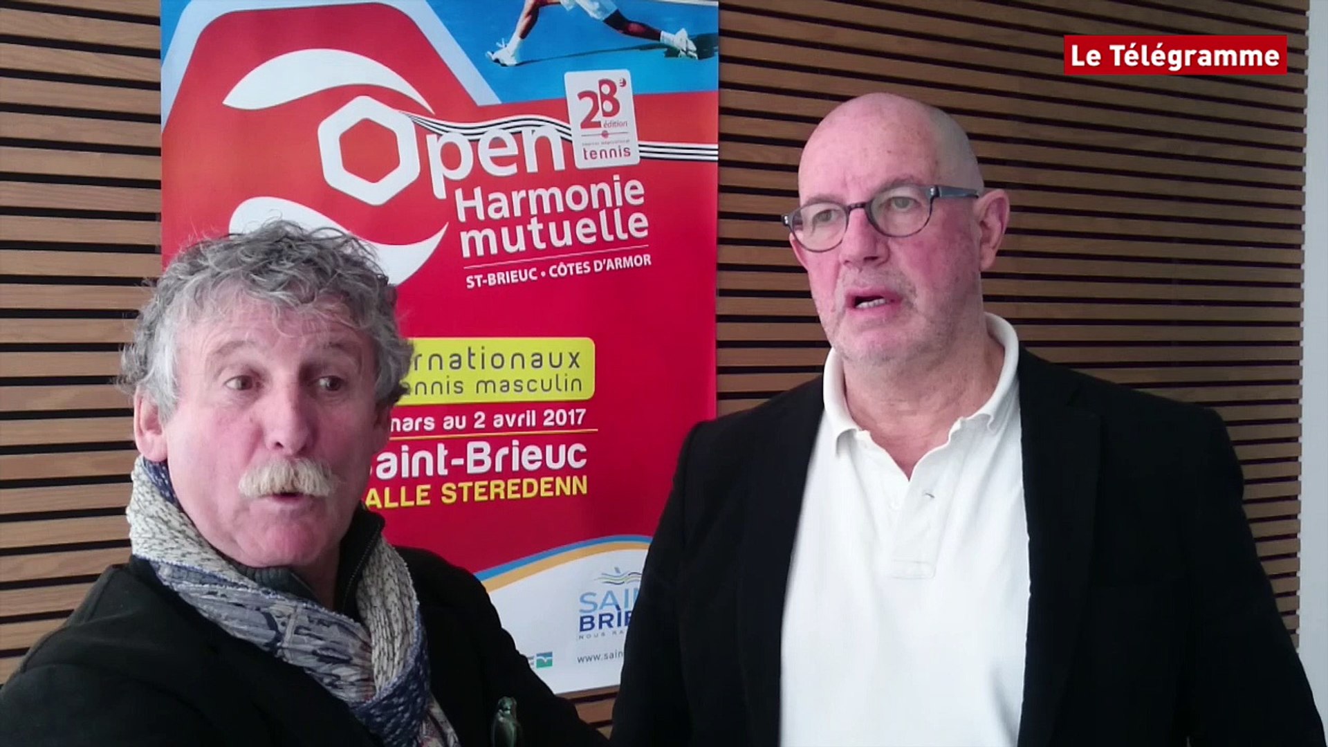 Open Harmonie Mutuelle de tennis. Saint-Brieuc monte au filet à partir du  26 mars - Vidéo Dailymotion