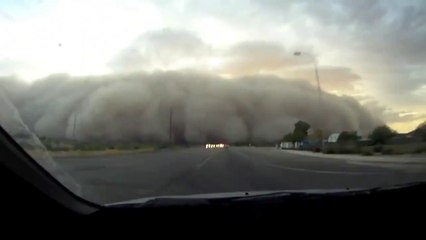 Entrando em uma tempestade de areia