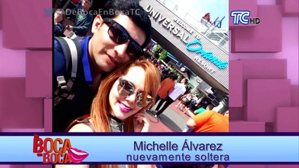 Michelle Álvarez nuevamente soltera