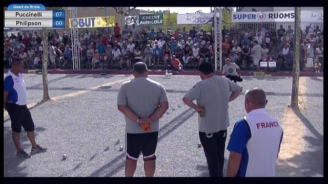 International à pétanque de Ruoms : Quart Puccinelli VS Philipson