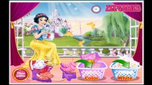 Disney Princess Snow White Baby Wash Game - Disney Frozen Movie Cartoon Game for Kids