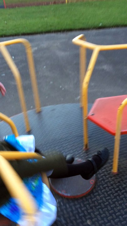 Rhianna On Forfar Roundabout