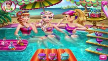 Elsa and Anna Yacht Pool Party - Frozen Sisters Game For Girls