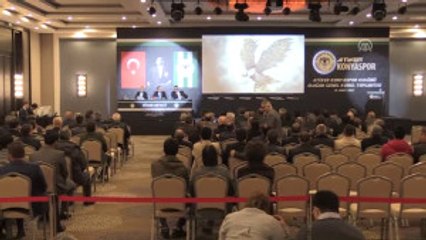 Atiker Konyaspor Olağan Genel Kurulu - Ahmet Şan Yeniden Başkanlığa Seçildi