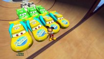 Mickey Mouse COLORS ( Green Yellow Pink) & CARS Lightning McQueen Songs For Children Nurse