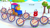 Bob The Train | the numbers song | learn numbers 123 | nursery rhymes | 3d rhymes