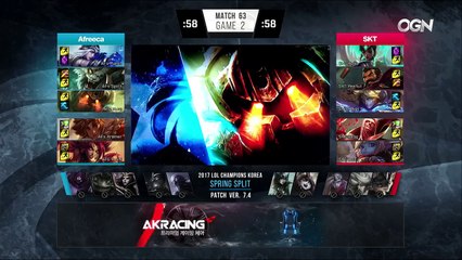 SKT vs AFS Highlights Game 2 LCK Spring 2017 W8D2 SK Telecom T1 vs Afreeca Freecs