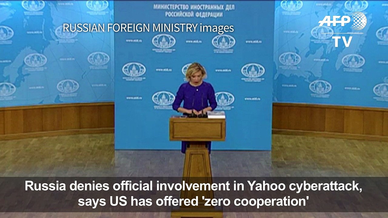 Russia denies involvement after Yahoo cyberattack charges