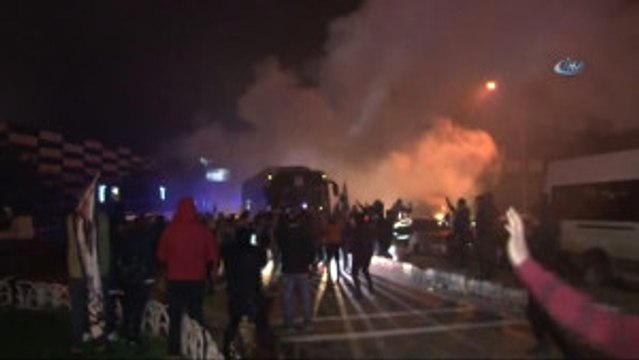 Beşiktaş'a Coşkulu Karşılama