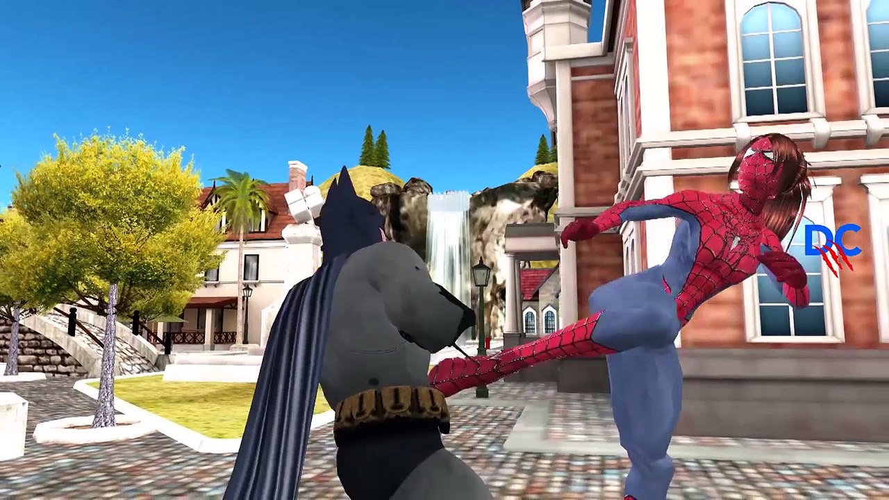 Spiderman Vs Batman Cartoons And Hulk Vs Superman Singing Finger Family Children Nursery R