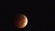 BLOOD MOON 2.0 : Rare lunar eclipse overlapping rising sun 10/8/new