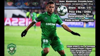 Wanderson Cristaldo Farias  Striker - 2017