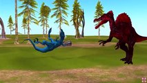 Dedo de la Familia de Gominola Dinosaurios Vs Gomosa King Kong | Dinosaurios dibujos animados para los Niños de Corta Mo