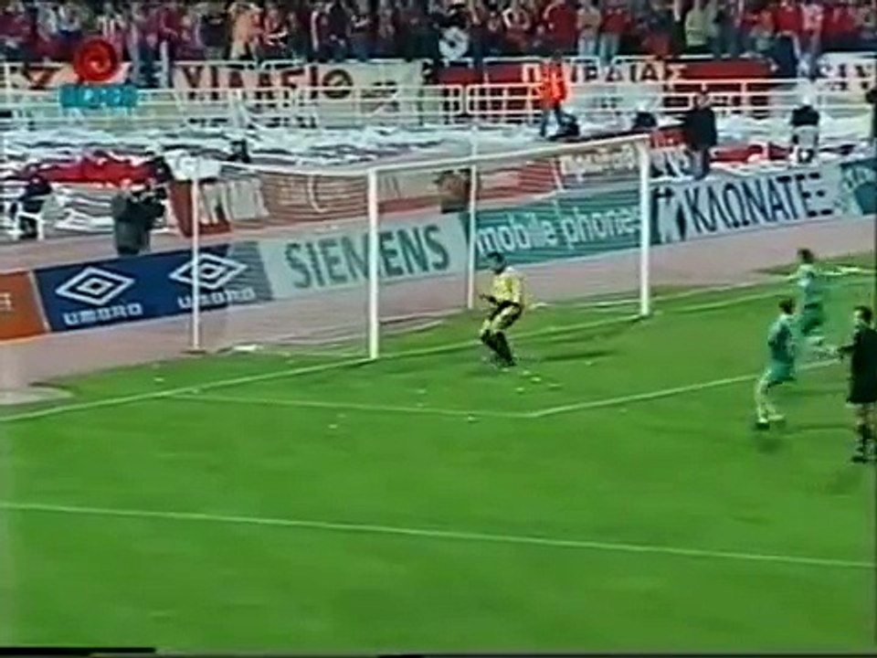 2000-01 Ολυμπιακός 1-0 Παναθηναϊκός - Στιγμιοτ. - 21η αγων.- 04 Μαρ 2001