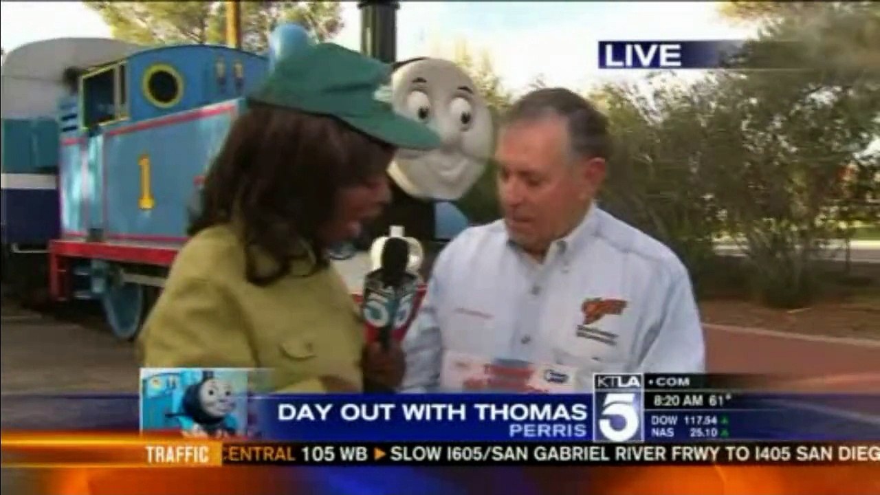 Special Feature - Trains-formers mistakened for actual Thomas "Cartoon" - KTLA5 News
