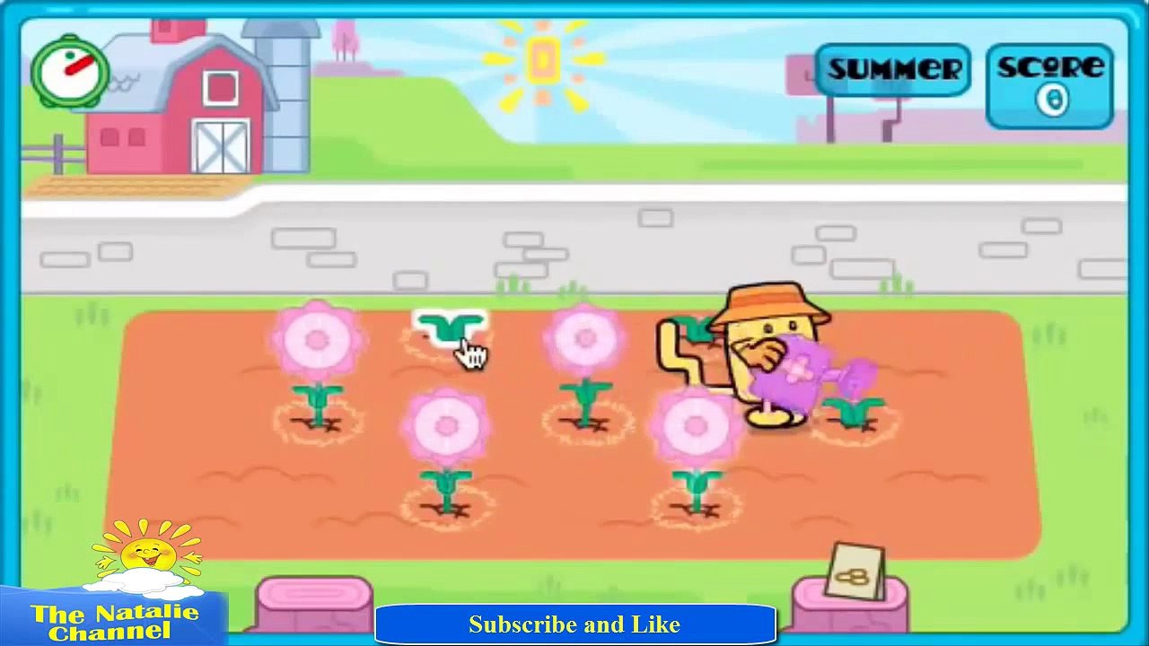 Wow Wow Wubbzy Game Video - Wubbzy Gardening Episode - Preschool Games