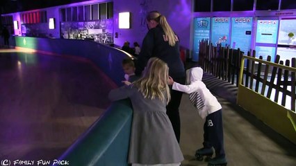 FIRST TIME ROLLER SKATING