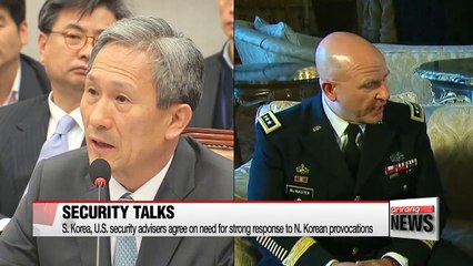 S. Korea, U.S. security advisers agree on strong response to N. Korean provocations