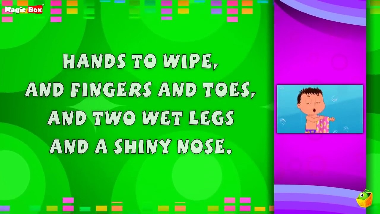 After A Bath I Try Try Try Lyrical Video | English Nursery Rhymes For Kids