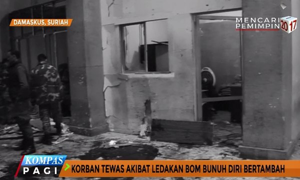 Ledakan Kembar di Damaskus, 31 Tewas 130 Terluka
