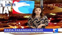 Tutupi Muka dengan Tangan, Pasangan Mesum Ditangkap Petugas