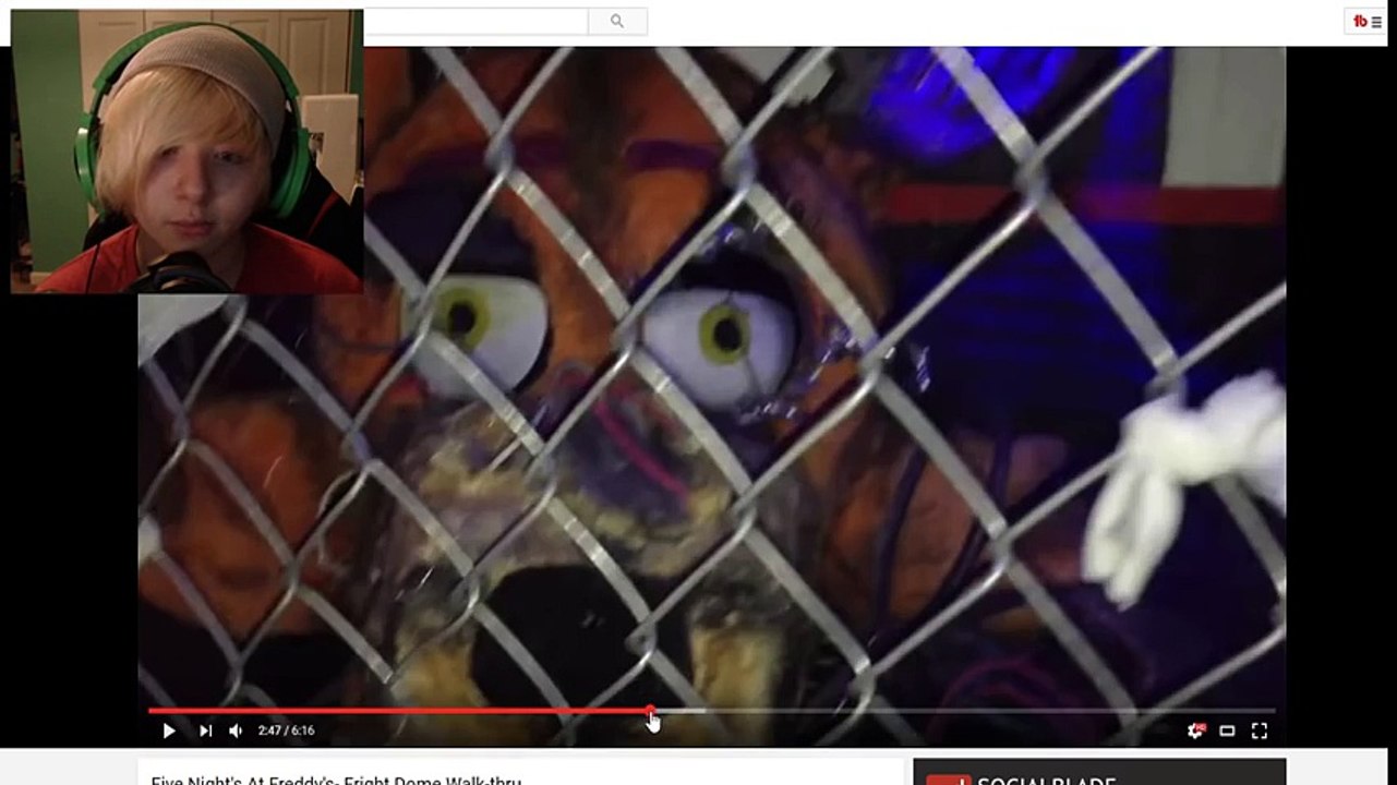 REAL LIFE FREDDY FAZBEAR'S LIVE VIDEO! - FRIGHTDOME WALK THROUGH! (FNAF Fright Dome Discussion)