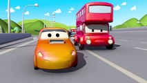 Carl le Camion Transformer doit sauver les Bébés Voitures à Car City - Dessin animé pour enfants