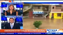 Fuertes lluvias en Perú dejan 62 personas fallecidas y 62.000 damnificados