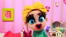 UGLY Elsa Makeover! Slime Makeup Hair Coloring Frozen