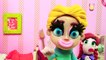 UGLY Elsa Makeover! Slime Makeup Hair Coloring Frozen Superhero Stop Motion Mo