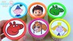 Сups Stacking Surprise Play Doh Clay Toys Talking Tom Collection Rainbow Learn Colors in E