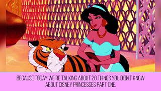 20 Things You Didnt Know About Disney Princesses (1/2)