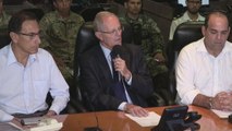 Kuczynski pide tranquilidad y afirma ya se organizó la reconstrucción en Perú