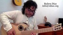 Learn Paco de Lucia´s Tanguillo Theme / Ruben Diaz Modern Flamenco Guitar Lesson Malaga / CFG