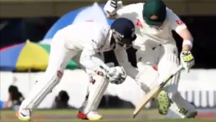 Wriddhiman Saha Funniest Attempt to Catch Out Steve Smith – India v Australia 3rd Test Day 1 Highlights