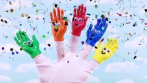 Learn Colors for Kids Oddbods Body Paint Finger Family Nursery Rhymes PEZ Mickey Mouse Mic