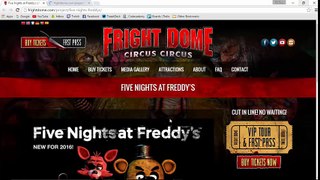 FNAF IN REAL LIFE! - Five Nights At Freddy's Fright Dome